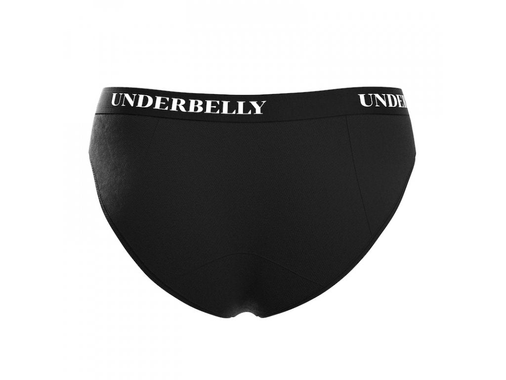 Menstruační kalhotky Underbelly univers, Silnější menstruace - černé