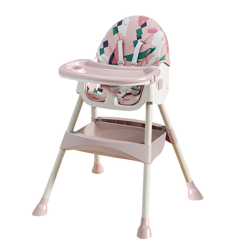Dětská jídelní židlička 2v1 Comfort - Růžová Ornament - rozbalená