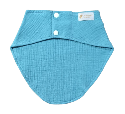 Mušelínový slintáček Monkey Mum® - Mentolka