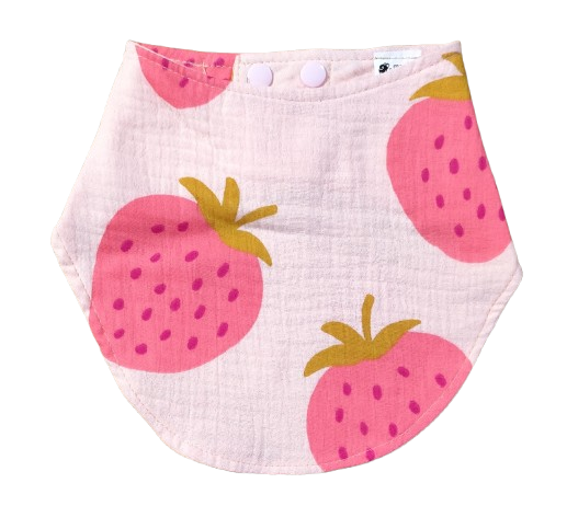 Mušelínový slintáček Monkey Mum® - Jahoda