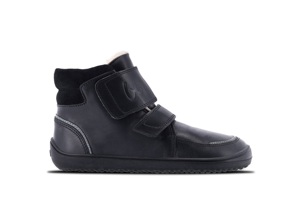 Be Lenka Dětské zimní barefoot boty Panda 2.0 - All Black