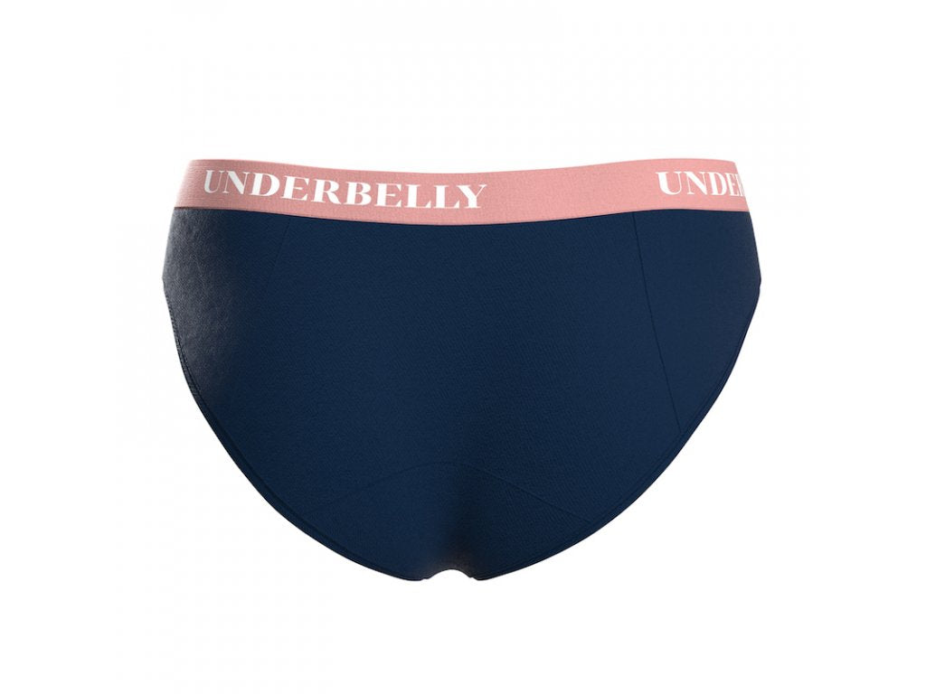 Menstruační kalhotky Underbelly univers, Silnější menstruace - modré