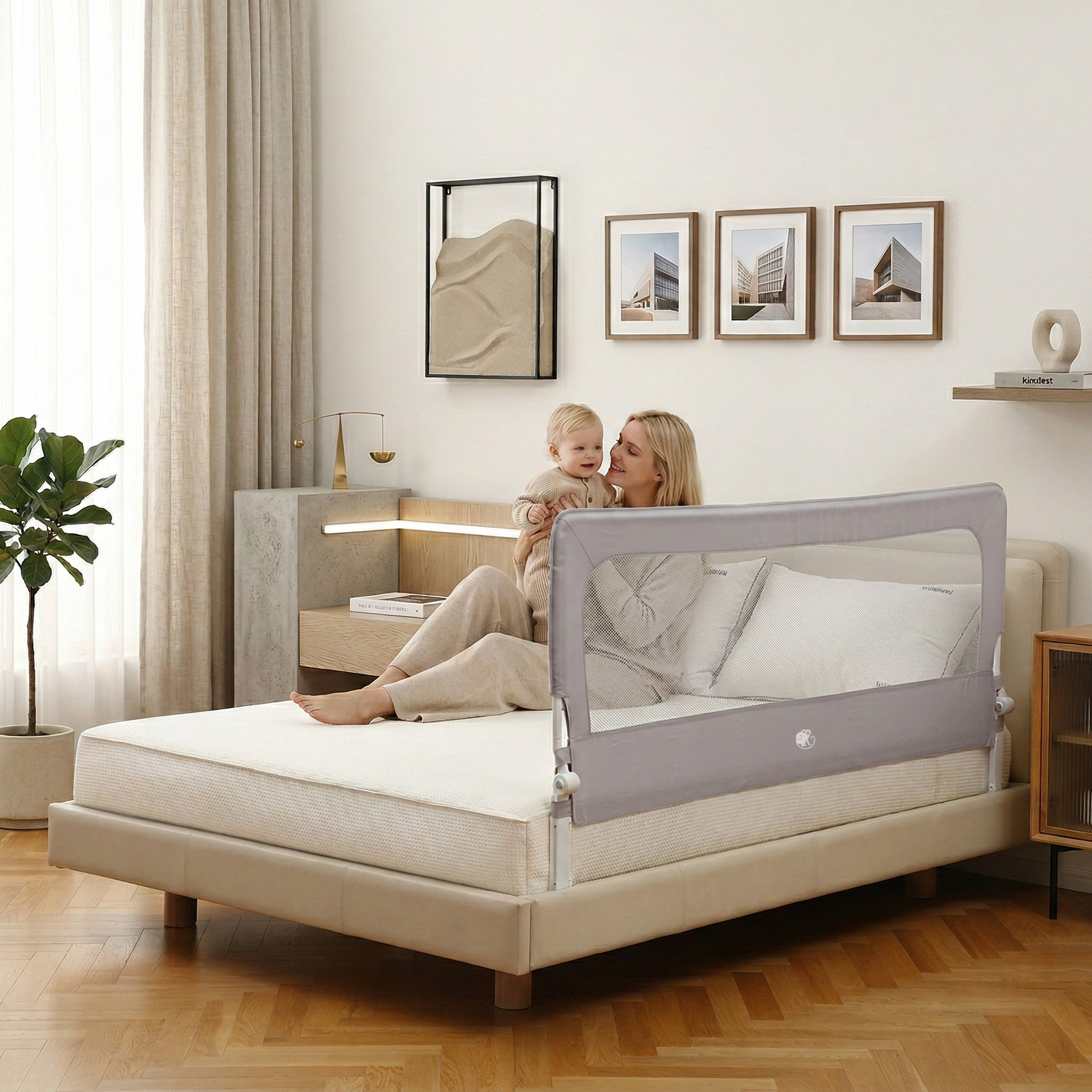 Zábrana na postel Monkey Mum® Flip - rozbalená