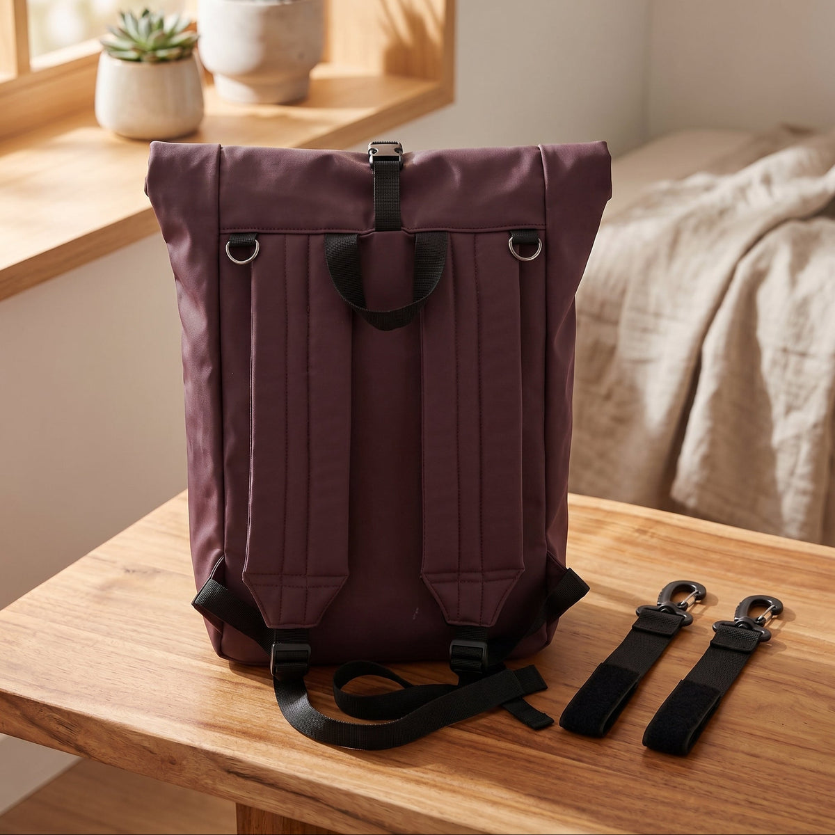 Monkey Mum® Softshellový batoh na kočárek – Medvědí stopa