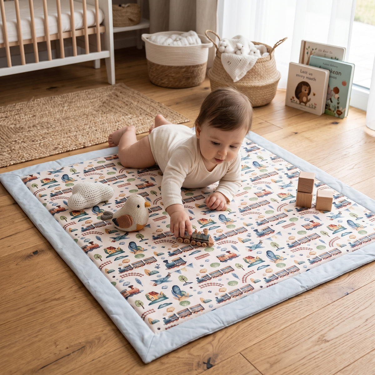 Hrací deka Monkey Mum® - Vláček