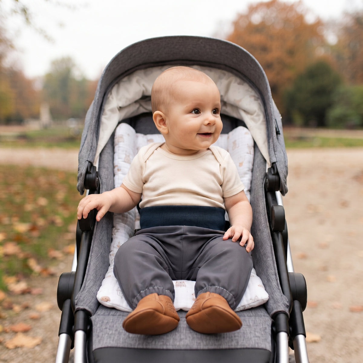 Dětské softshellové kalhoty s membránou Monkey Mum® - Tajuplný výlet