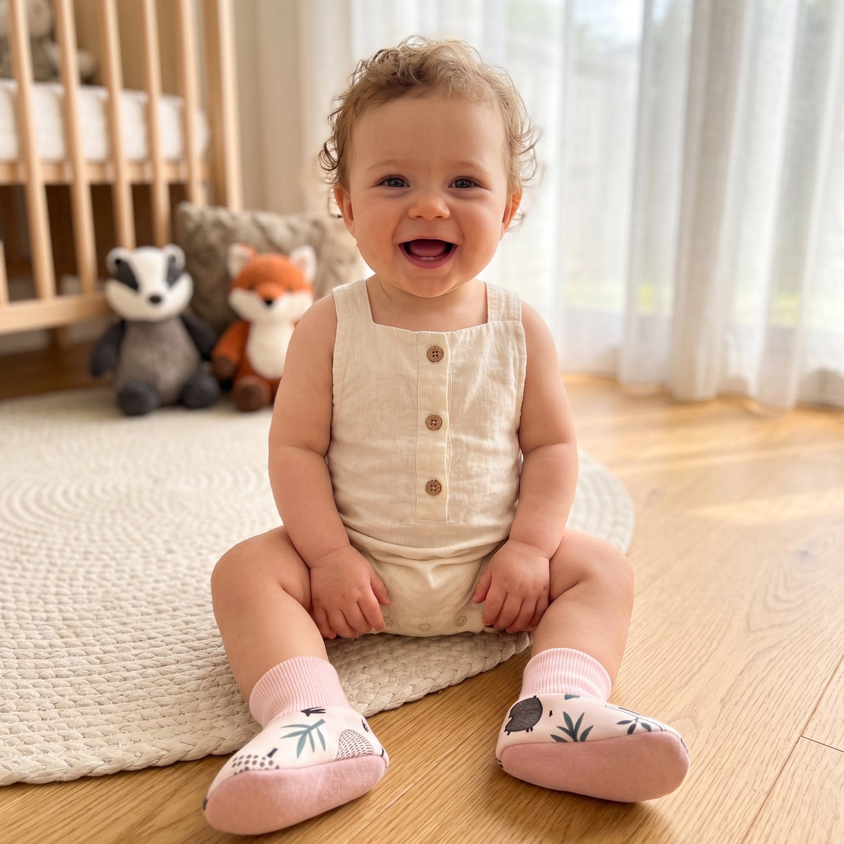 Monkey Mum® Softshellové capáčky s membránou - Denní zvířatka