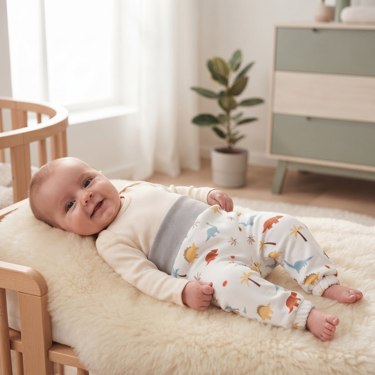 Dětské softshellové kalhoty s membránou Monkey Mum® - Dinosauří příběh