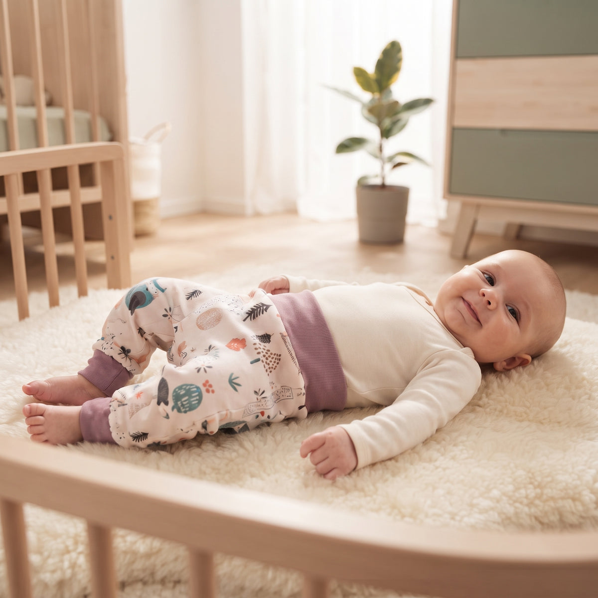 Dětské softshellové kalhoty s membránou Monkey Mum® - Denní zvířátka