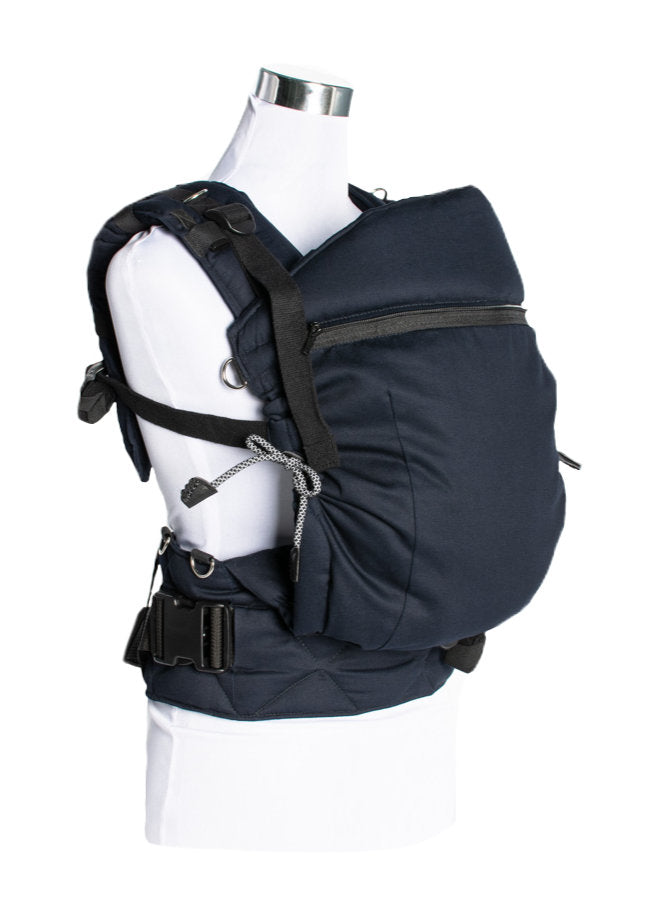 Monkey Mum® Ergonomické rostoucí nosítko Carrie - Stříbrná tma