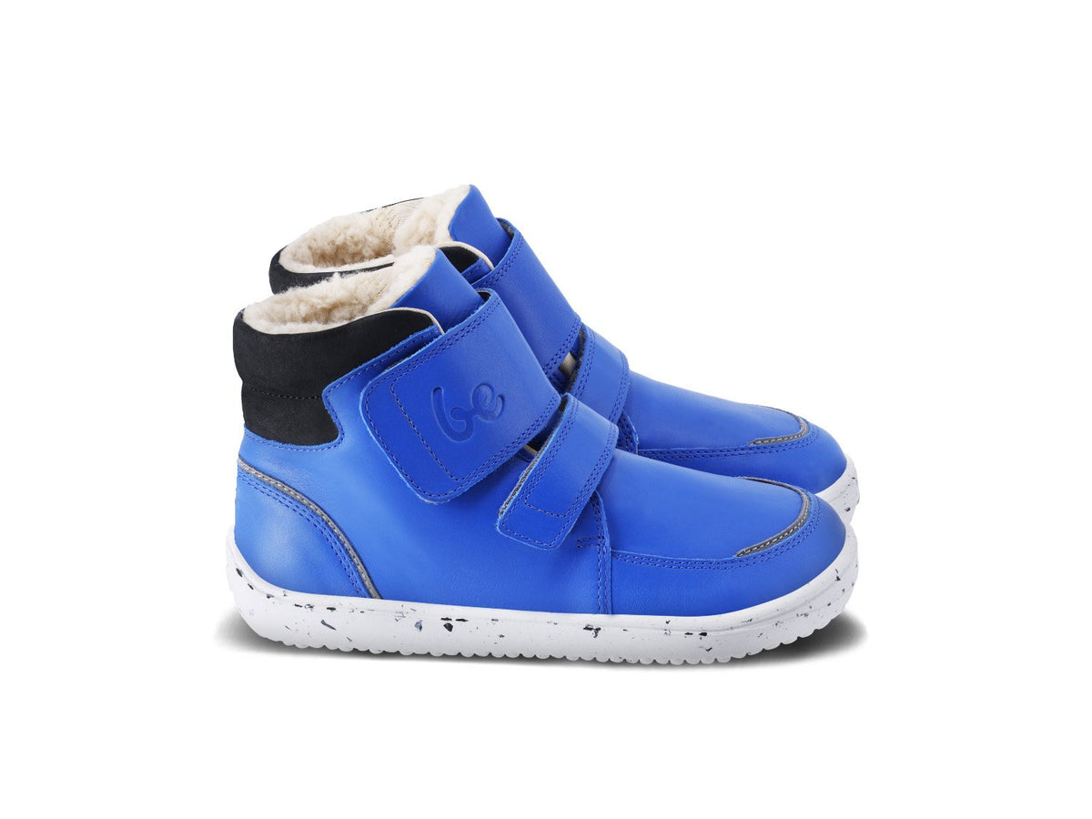 Be Lenka Dětské zimní barefoot boty Panda 2.0 - Blue & White