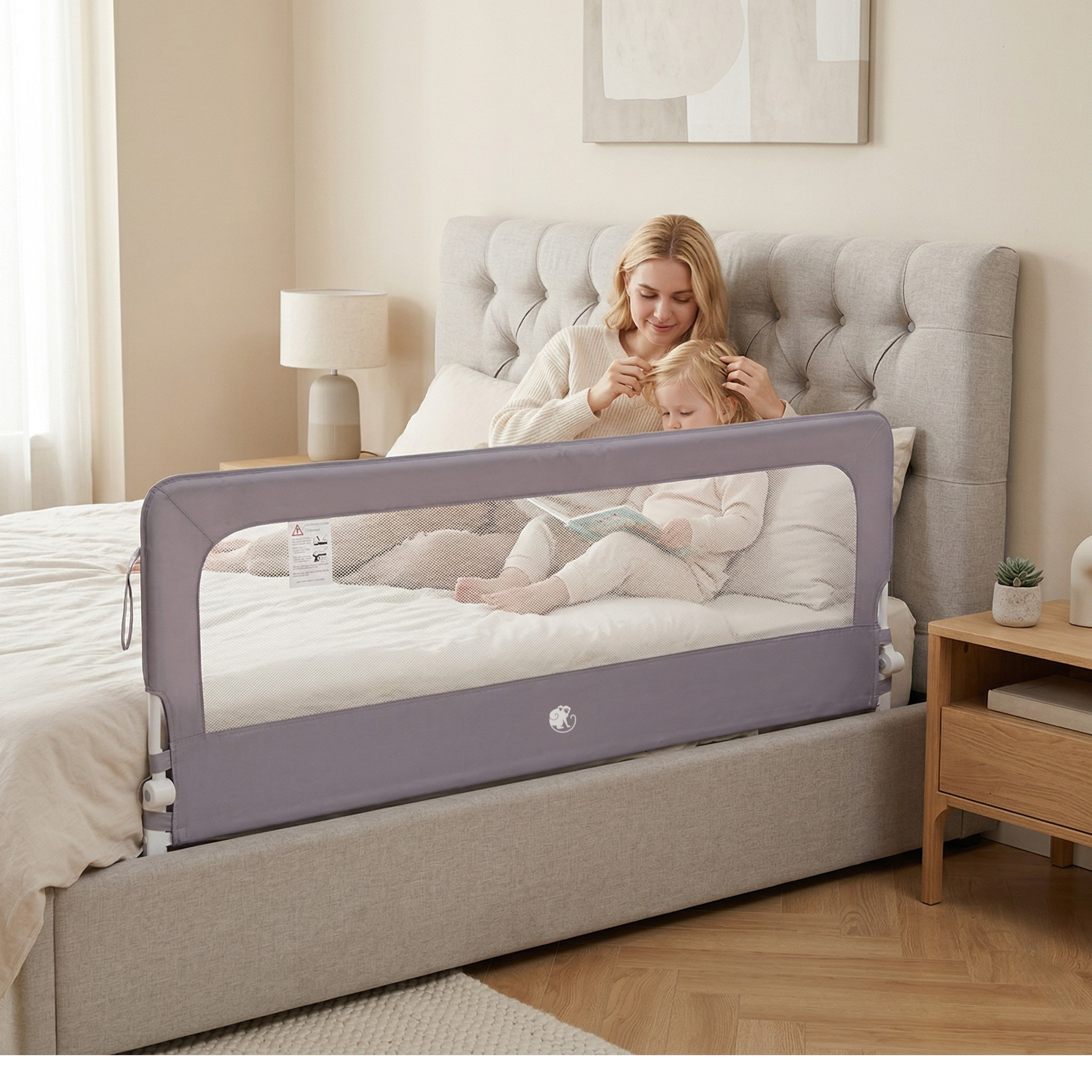 Zábrana na postel Monkey Mum® Flip - rozbalená