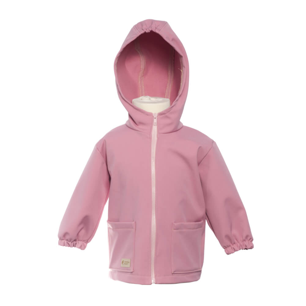 Dětská softshellová bunda s membránou Monkey Mum® - Cukrová vata