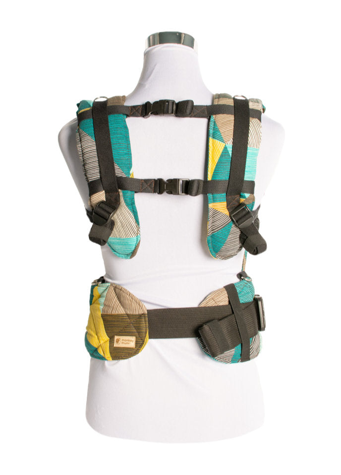 Monkey Mum® Ergonomické rostoucí nosítko Carrie - Půvab geometrie