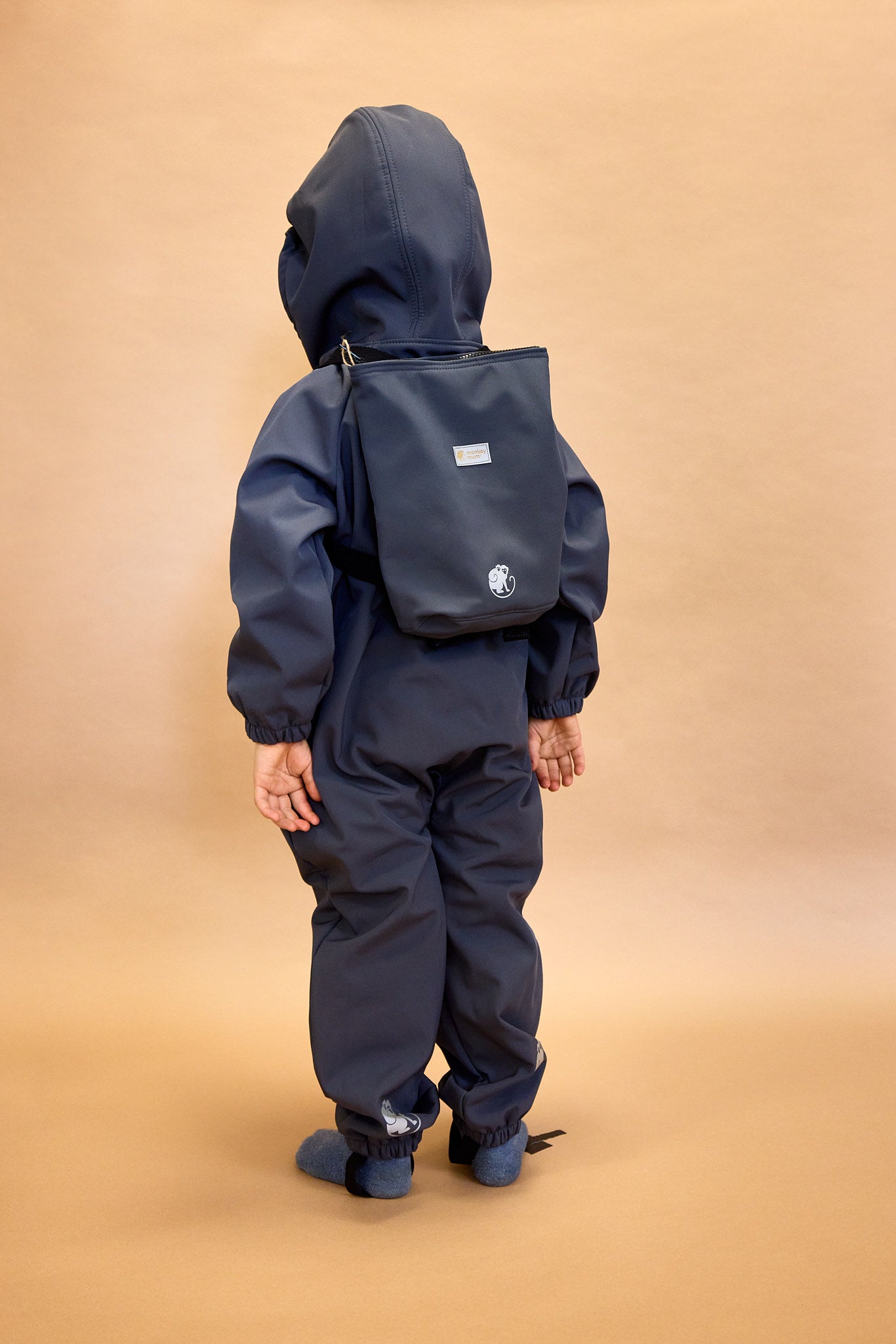 Dětský softshellový batůžek Monkey Mum® - Dinosauří cesta