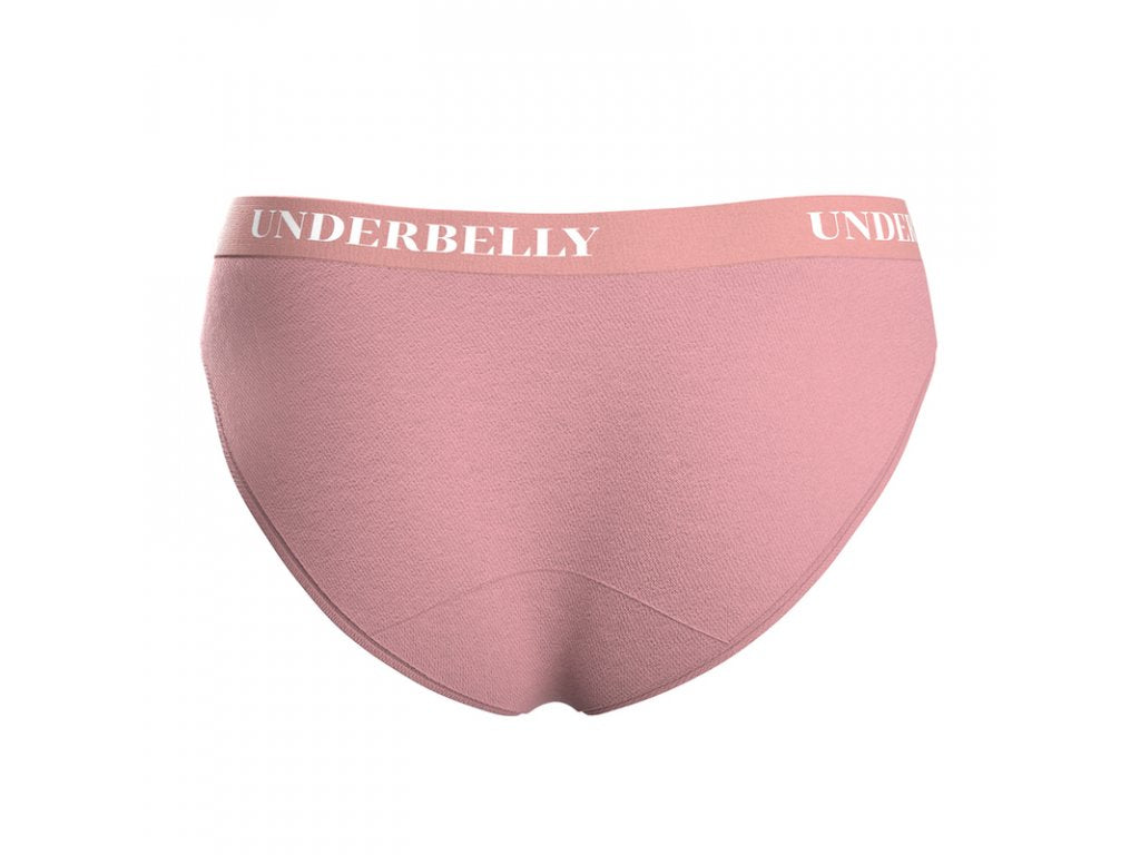 Menstruační kalhotky Underbelly univers, Slabší menstruace - starorůžové