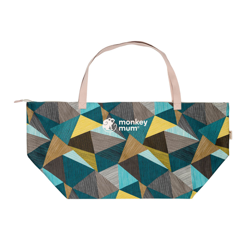 Monkey Mum® Cestovní látková taška pro doplňky Carrie - Půvab geometrie