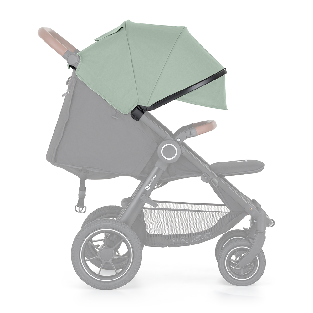 PETITE&MARS Stříška ke kočárku Street2 Iron Green