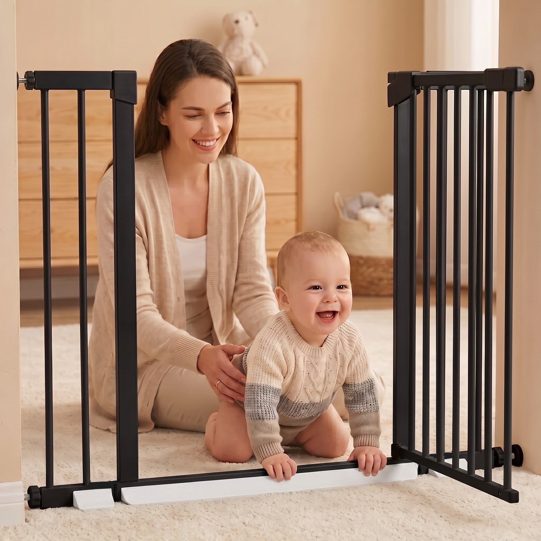 Bezpečnostní zábrana Monkey Mum® - Černá