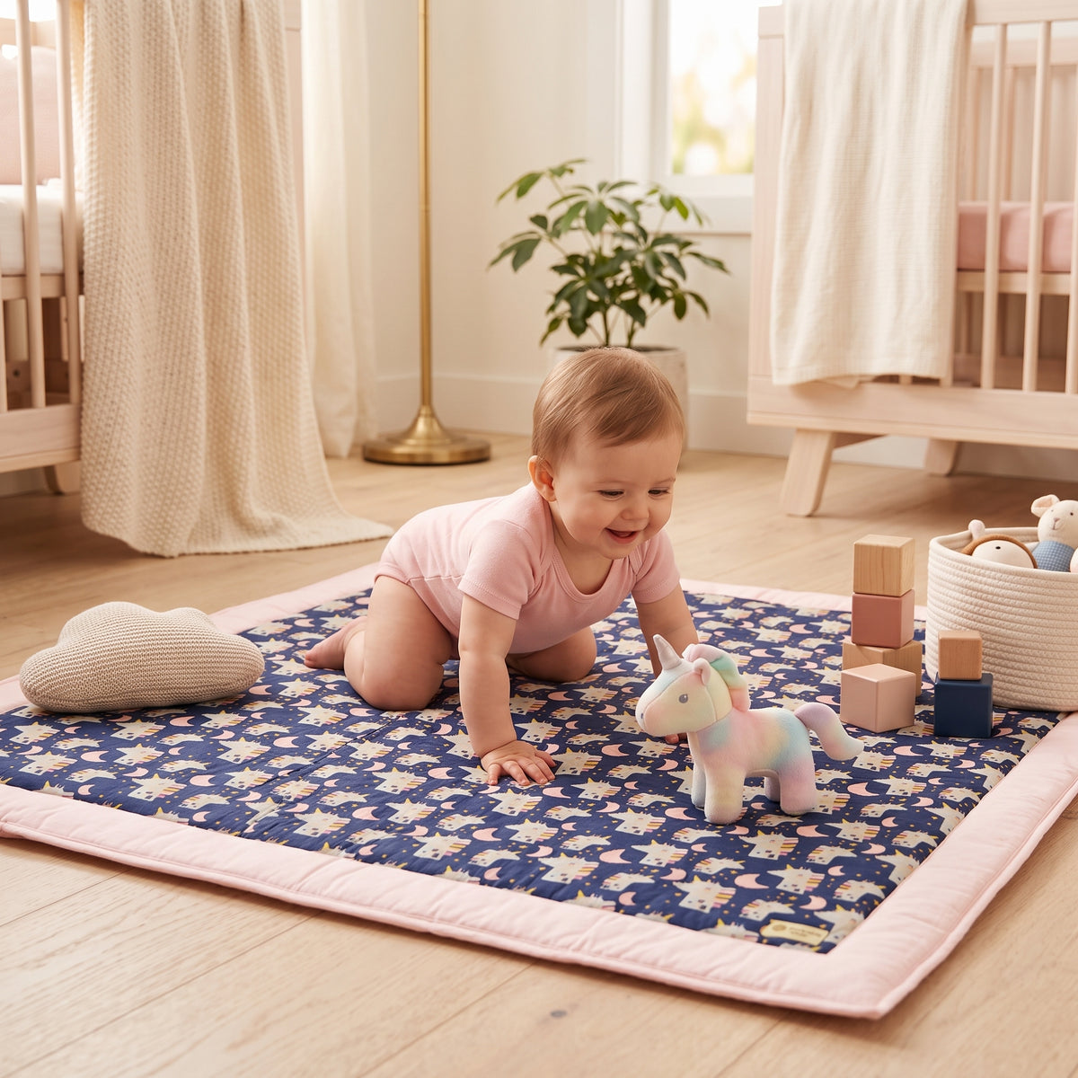 Hrací deka Monkey Mum® - Jednorožec