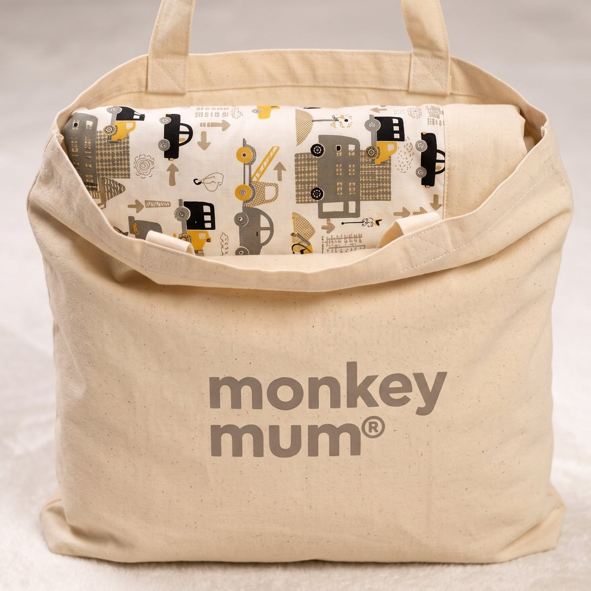 Hrací deka Monkey Mum® - Městská doprava