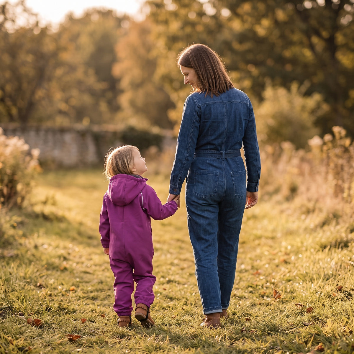 Monkey Mum® Softshellová kombinéza s membránou – Šťavnatá malina - vel. 98/104, 110/116