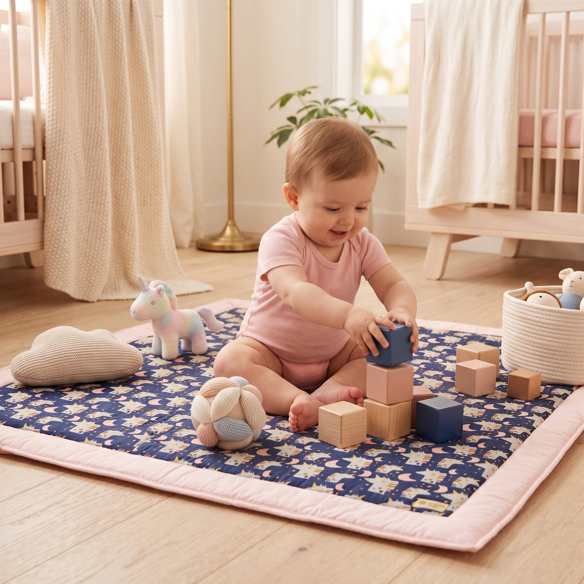 Hrací deka Monkey Mum® - Jednorožec