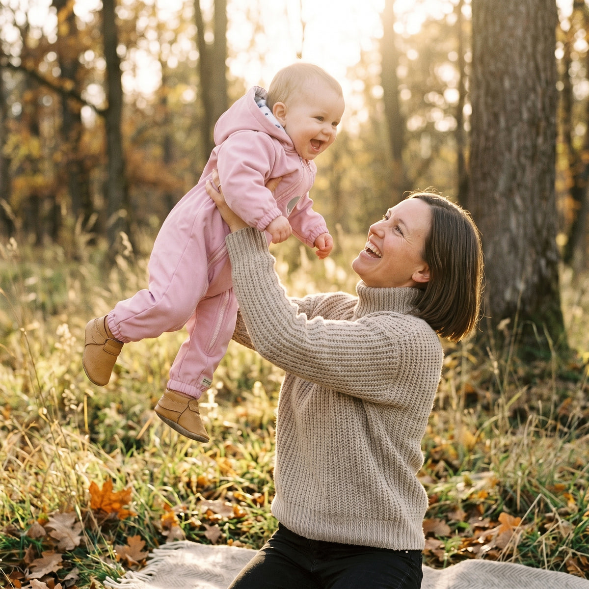 Monkey Mum® Softshellová kombinéza s membránou –Cukrová zvířátka - vel. 62/68, 74/80