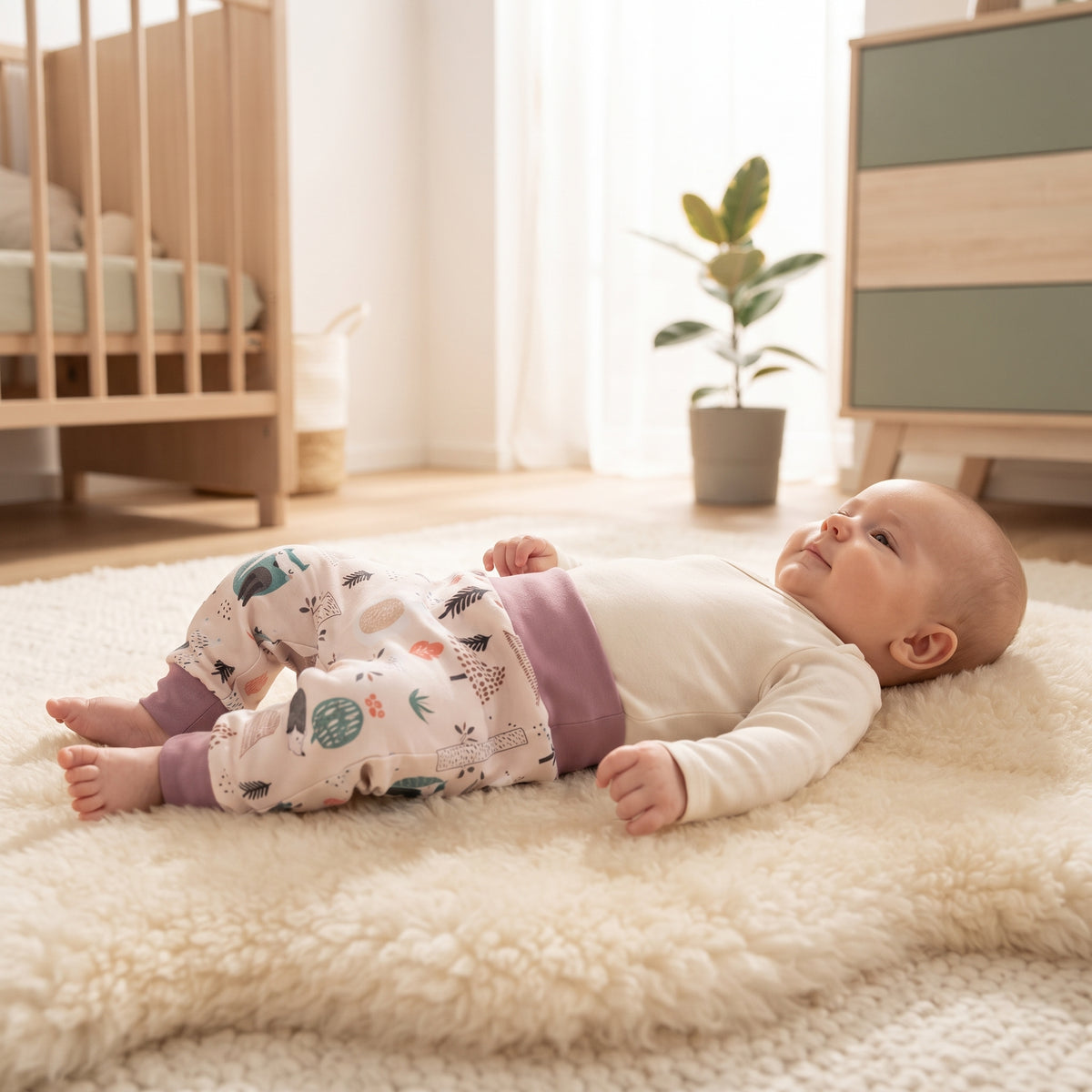 Dětské softshellové kalhoty s membránou Monkey Mum® - Denní zvířátka
