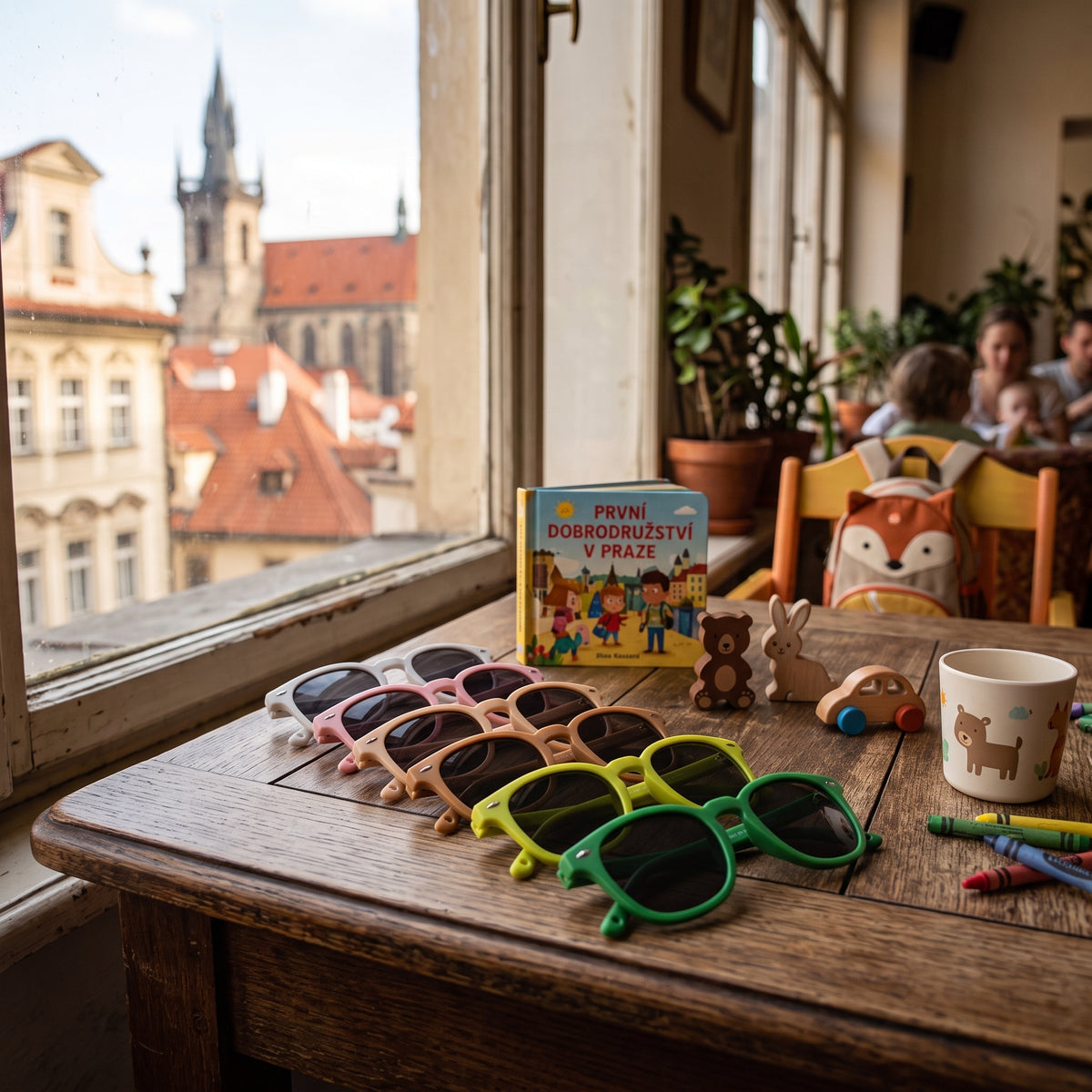 Dětské sluneční brýle Monkey Mum® - Tygří bystrost - více barev