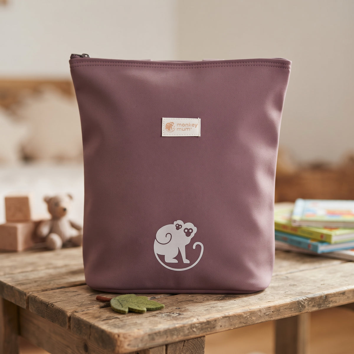 Dětský softshellový batůžek Monkey Mum®  - Hnědý