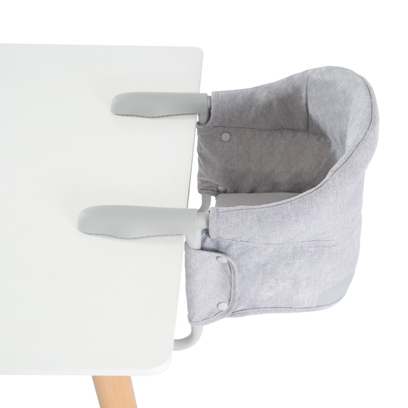 Cestovní jídelní židlička Monkey Mum® - šedá - rozbalená