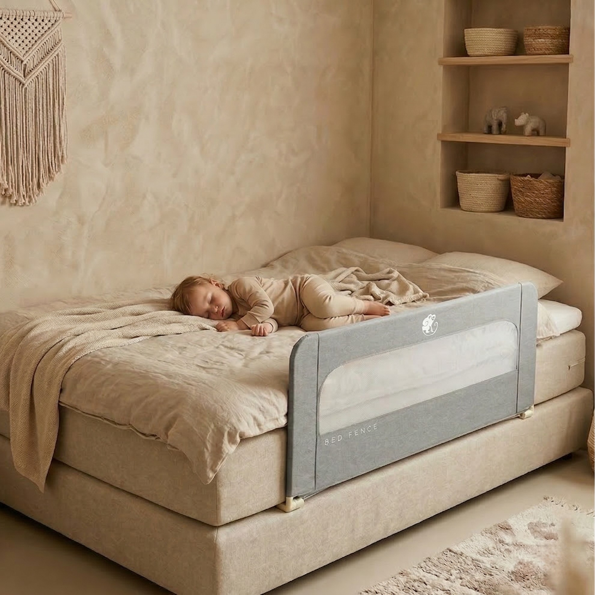 Zábrana na postel Monkey Mum® Short- rozbalená