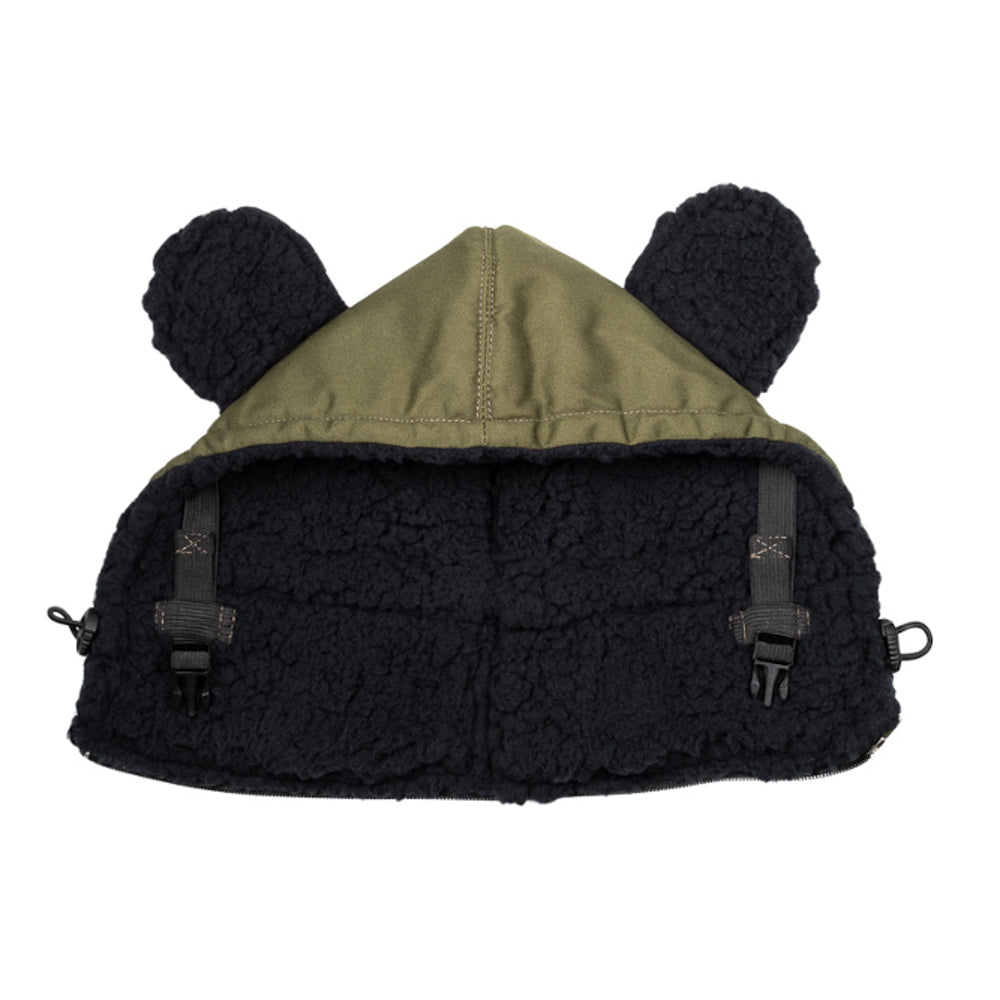 Monkey Mum® Zateplená kapuce k nosítku Carrie - Barvy lesa
