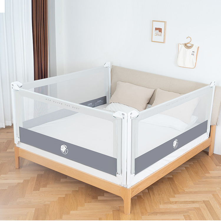 Zábrana na postel Monkey Mum® Popular - světle šedá