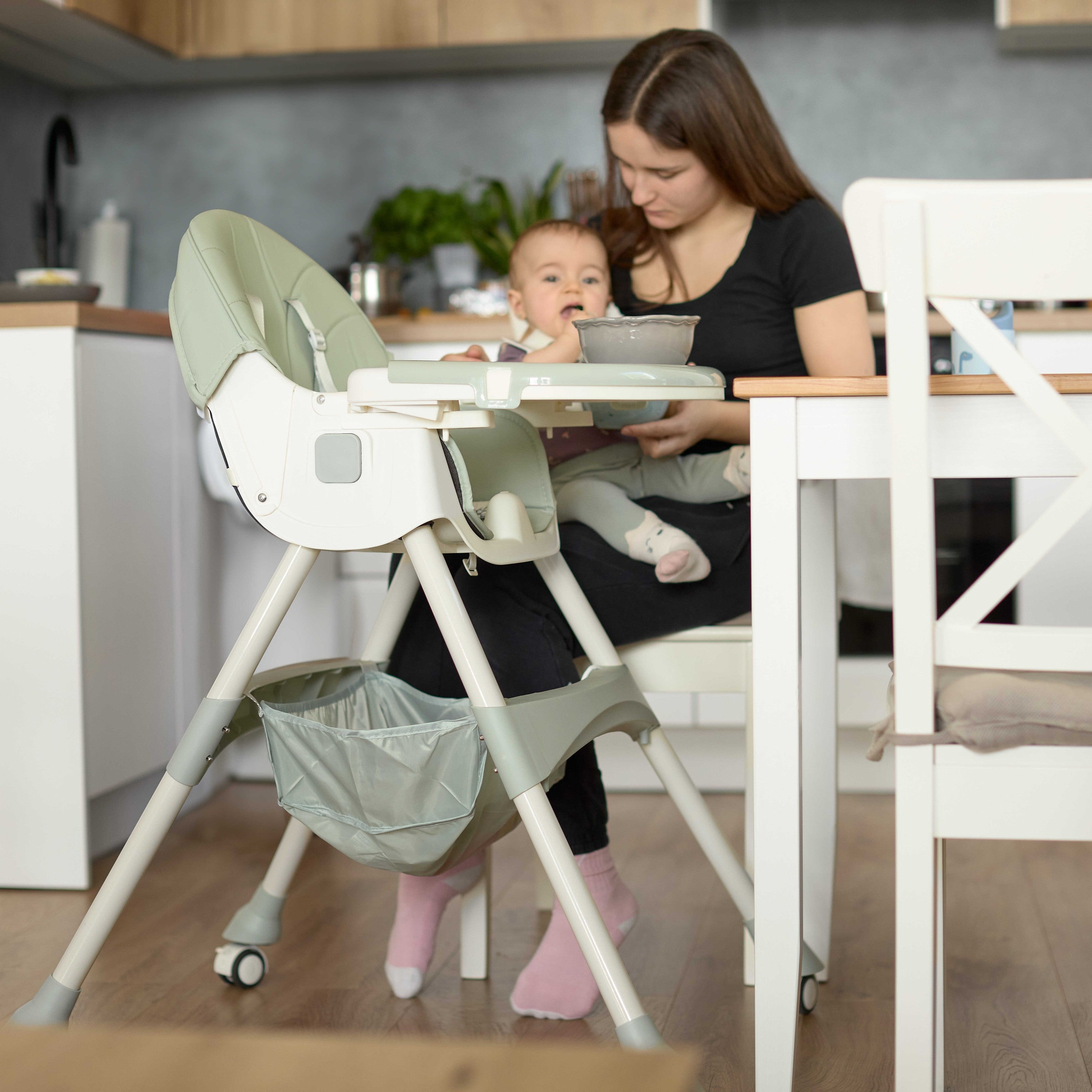 Dětská jídelní židlička 2v1 Comfort  - Růžová
