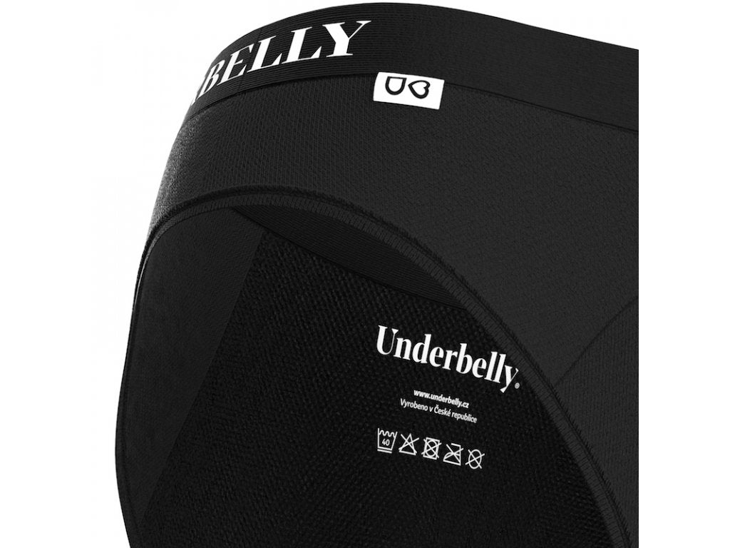 Menstruační kalhotky Underbelly univers, Silnější menstruace - černé