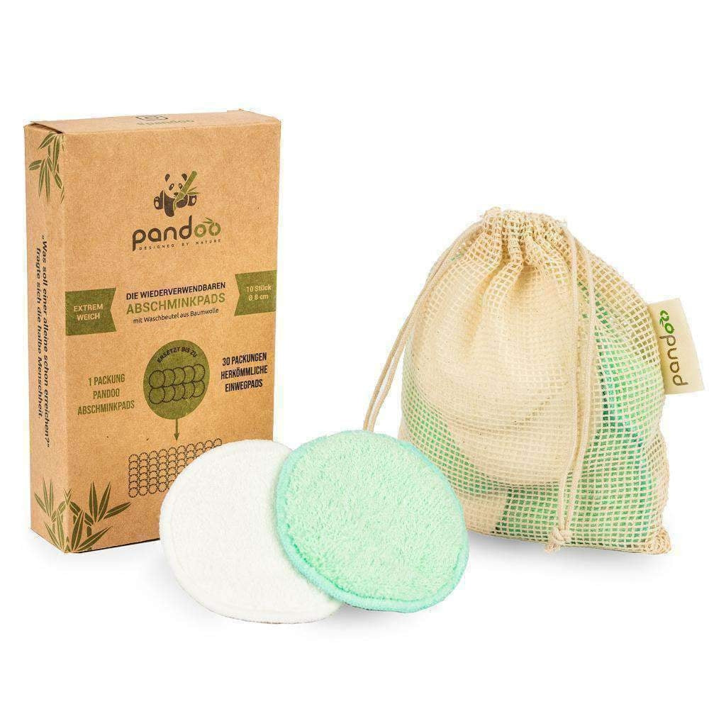 Bambusové pratelné odličovací tamponky, 10 ks