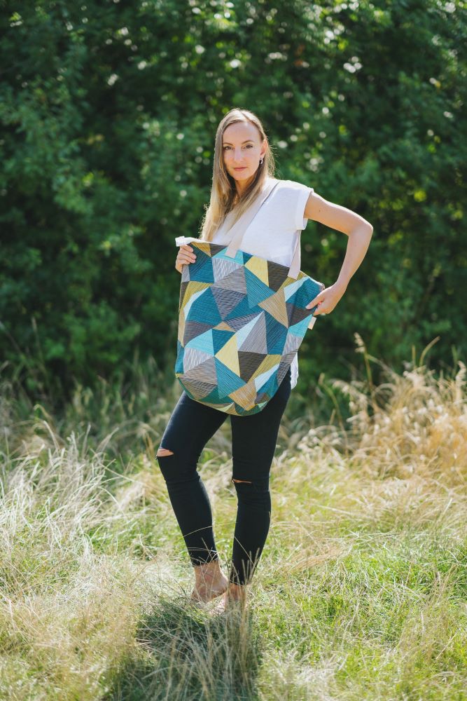 Monkey Mum® Malá látková taška pro doplňky Carrie - Půvab geometrie