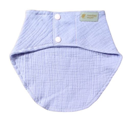 Mušelínový slintáček Monkey Mum® - Fialka