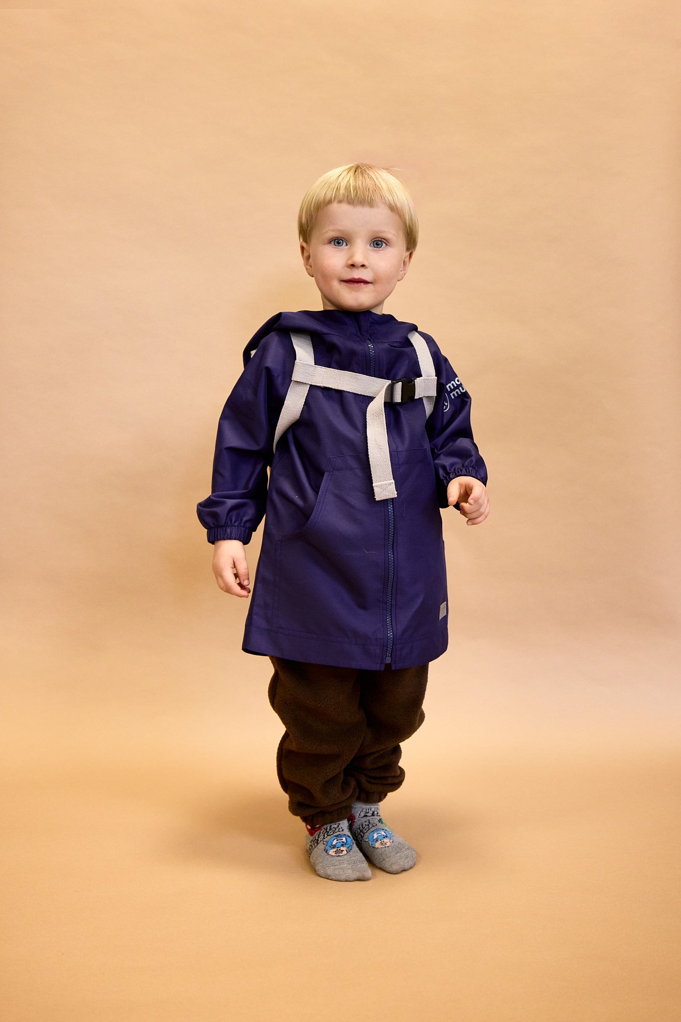Dětský softshellový batůžek Monkey Mum®  - Kočičky - Růžový