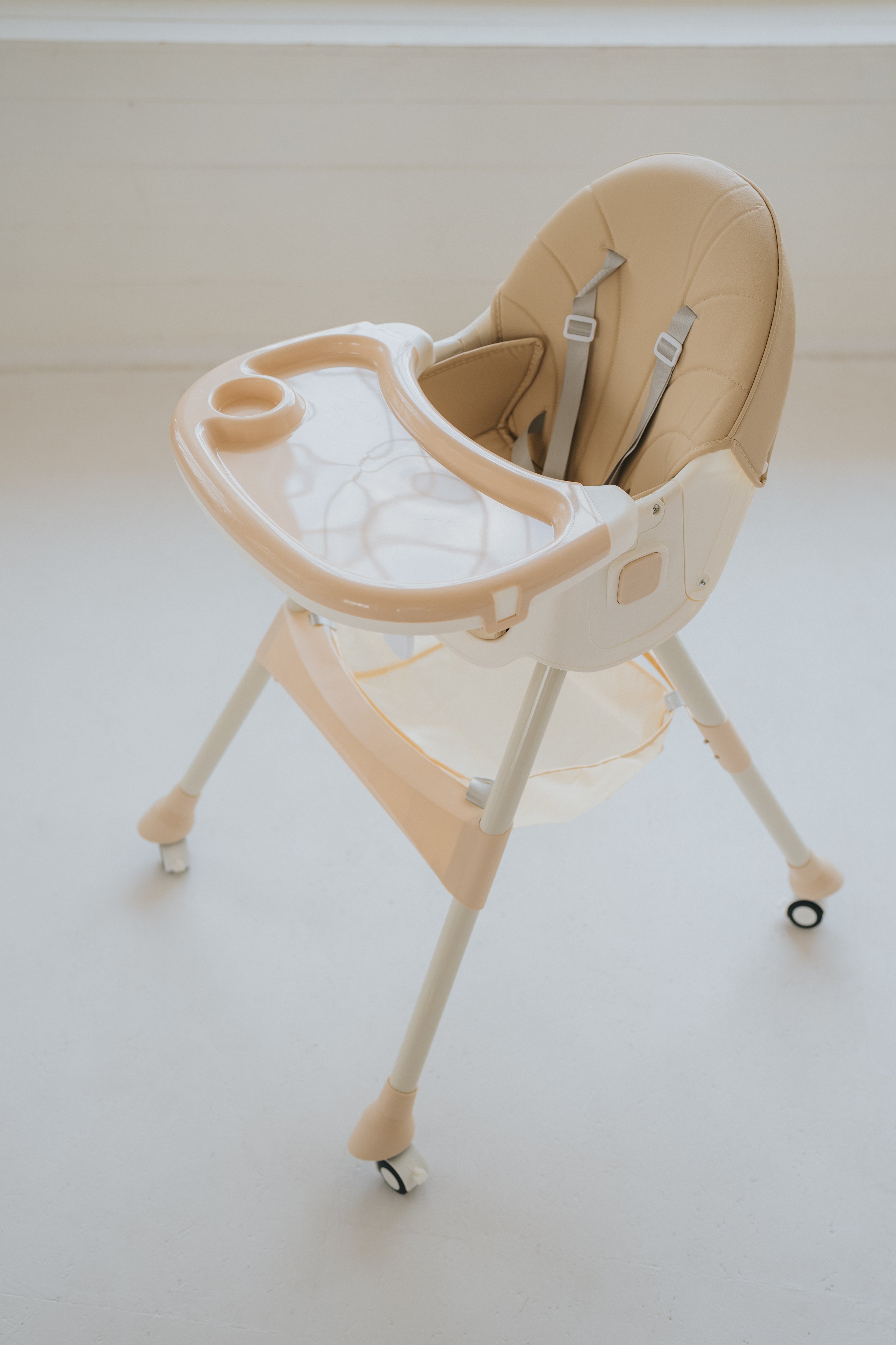Dětská jídelní židlička 2v1 Comfort - Růžová Ornament - rozbalená